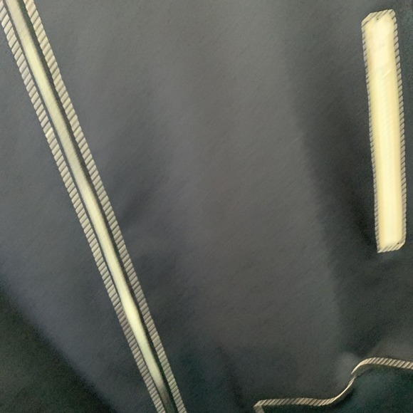 NWT Valentino Garavani VLTN Jacket Womens Size 4 Blue Zip Front - Picture 12 of 13